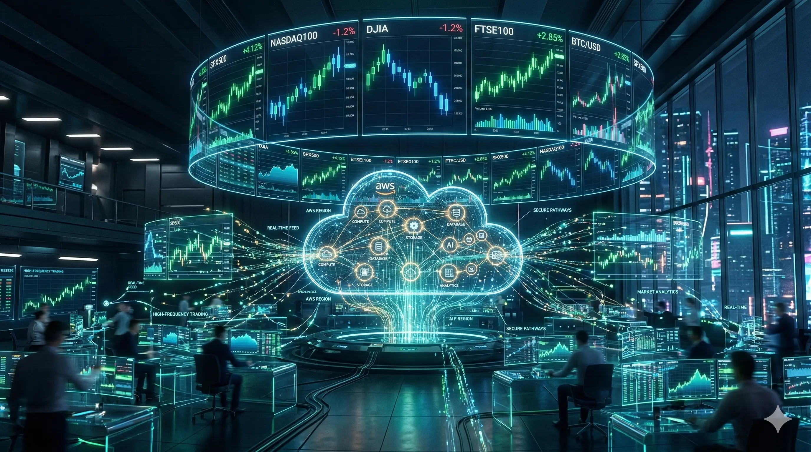 Real-time stock trading platform architecture on AWS